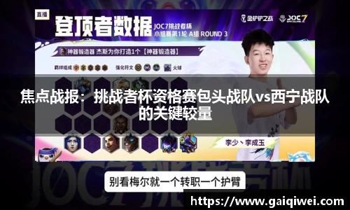 焦点战报：挑战者杯资格赛包头战队vs西宁战队的关键较量